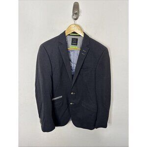 Stones Men 38 Small Gray Blazer Sports Coat Double Vented 2 Button Cotton Blend
